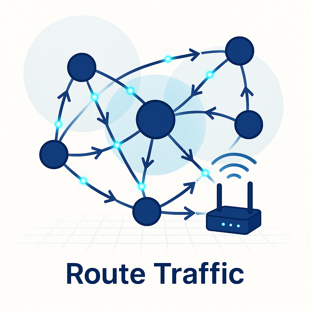 Route network traffic